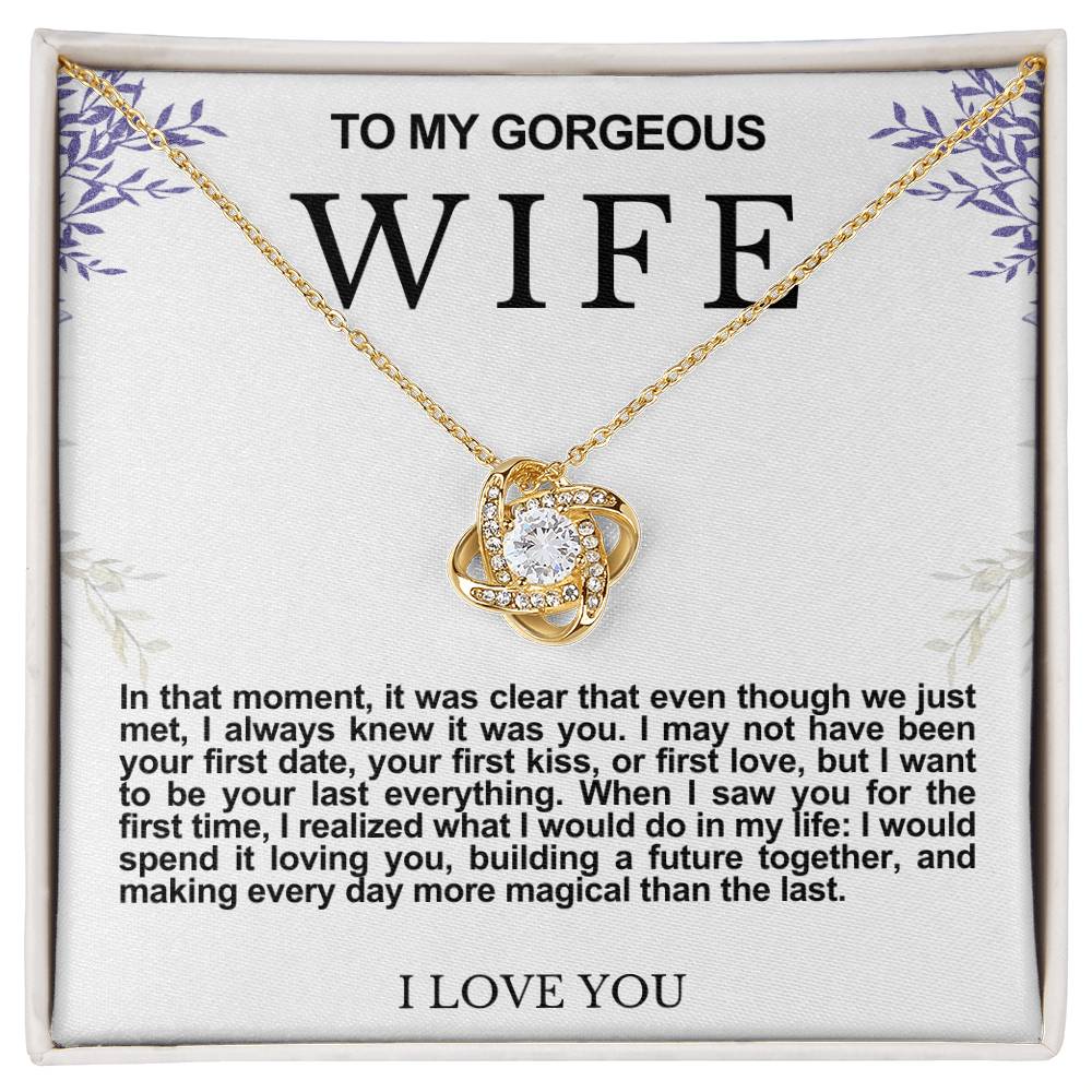 Wife Love Knot Necklace