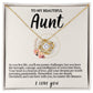 Aunt Love knot Necklace