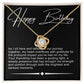 Happy Birthday Necklace
