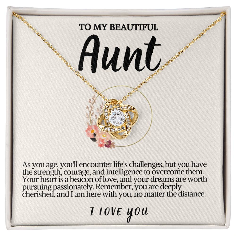 Aunt Love knot Necklace