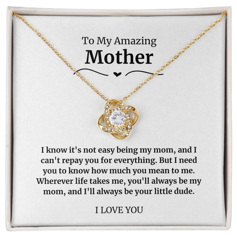 23 To My Amazing Mother Necklace