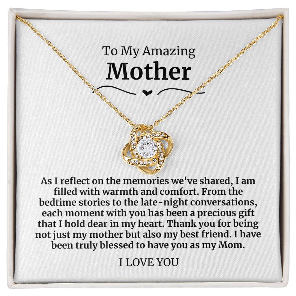 42 To My Amazing Mother Necklace