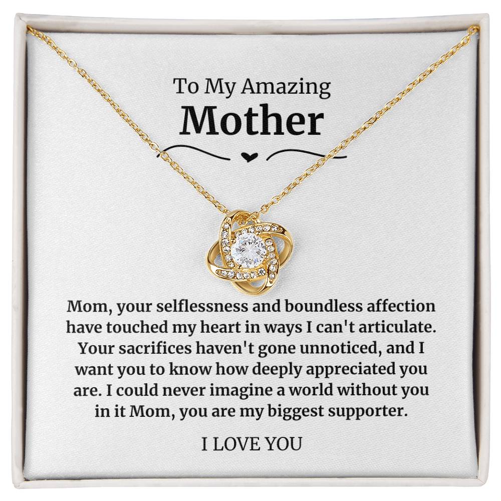 36 To My Amazing Mother Necklace