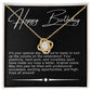 Happy Birthday Necklace