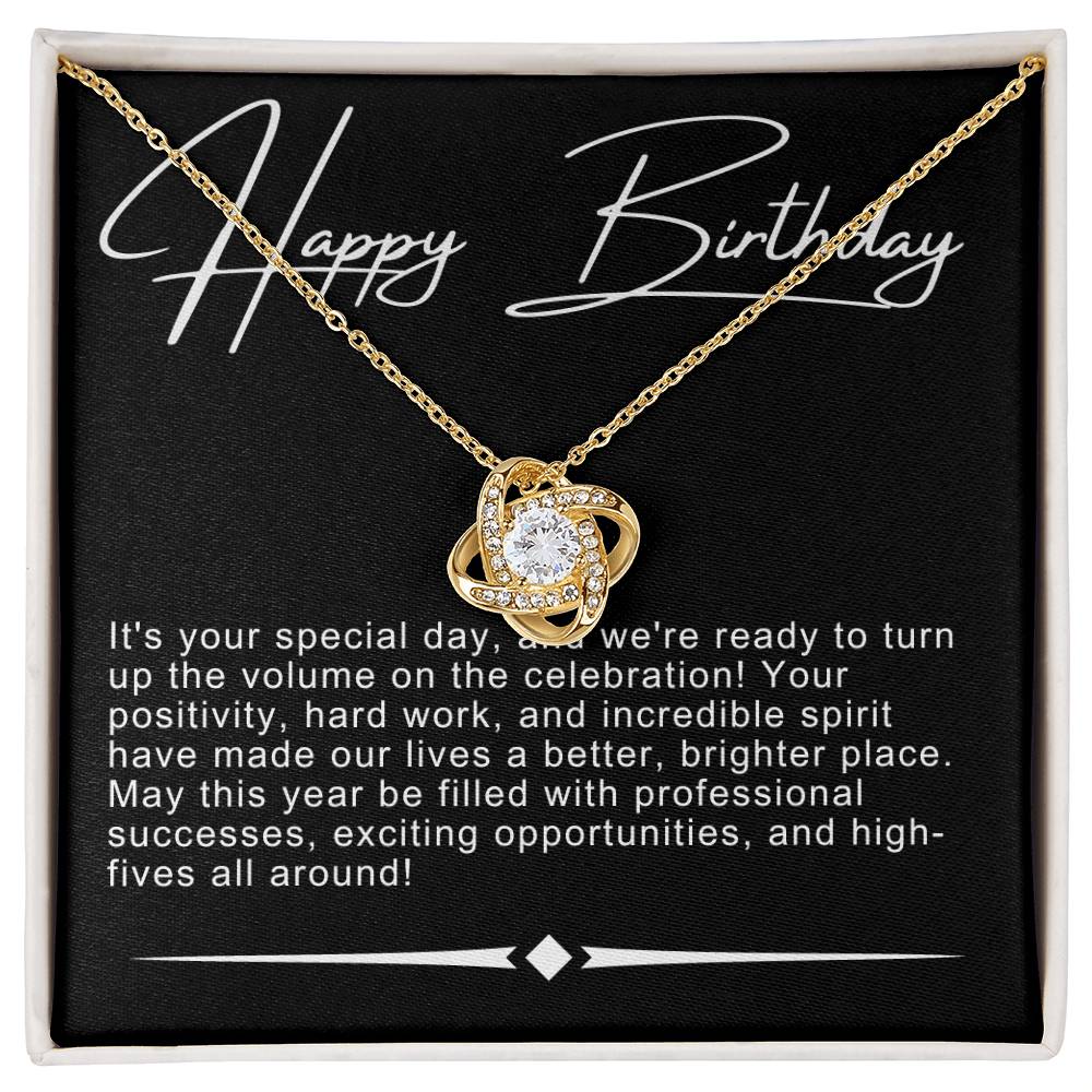 Happy Birthday Necklace