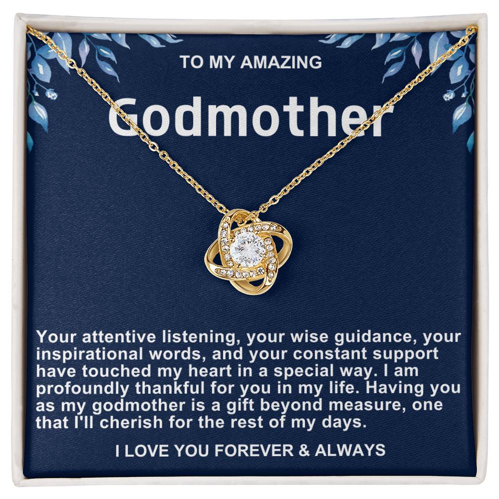 Godmother Love Knot Necklace