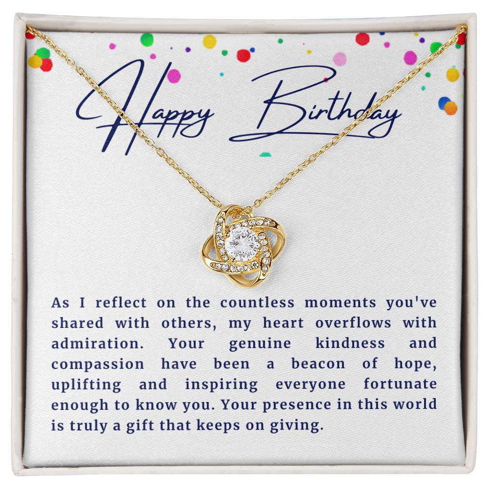 Happy Birthday Necklace