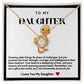 Daughter Baby Chic Love Knot Necklace