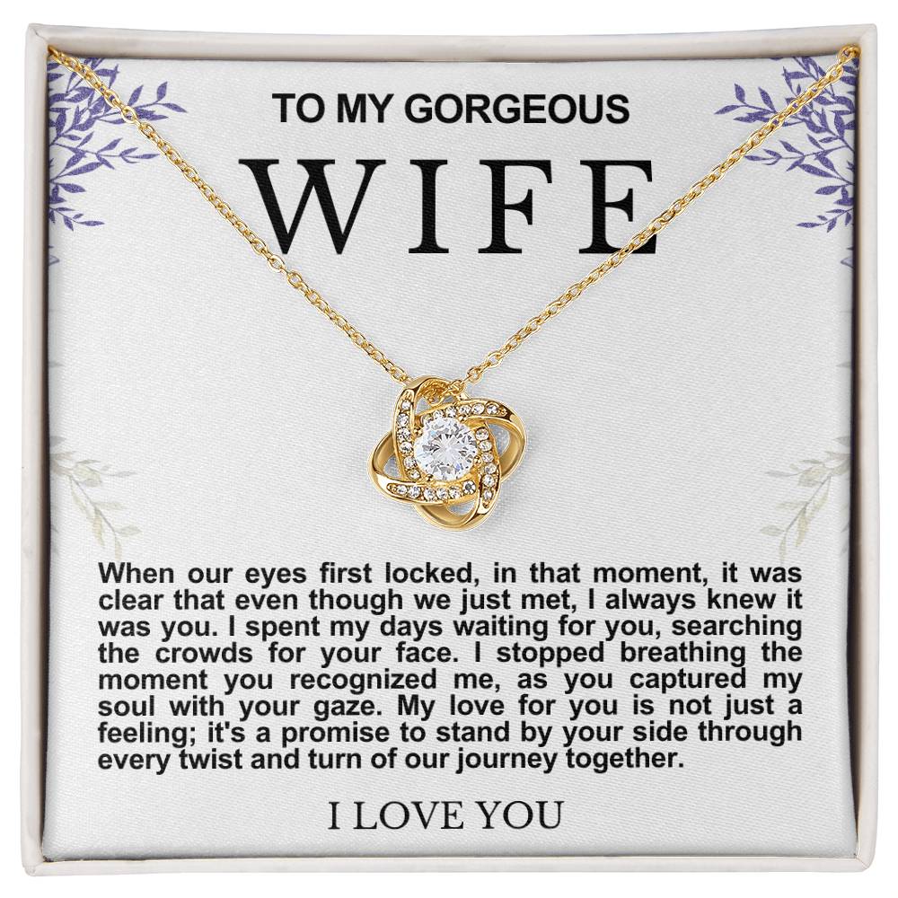 Wife Love Knot Necklace