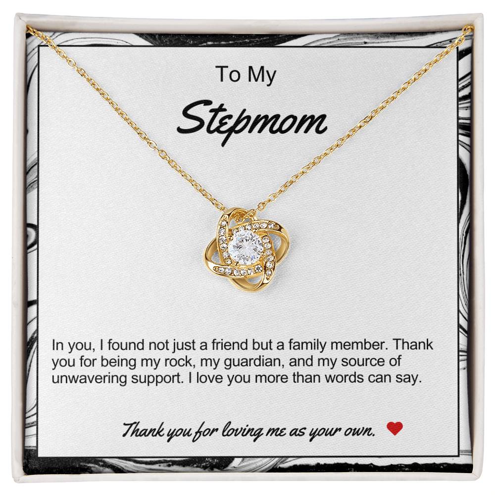 Stepmom Love Knot Necklace