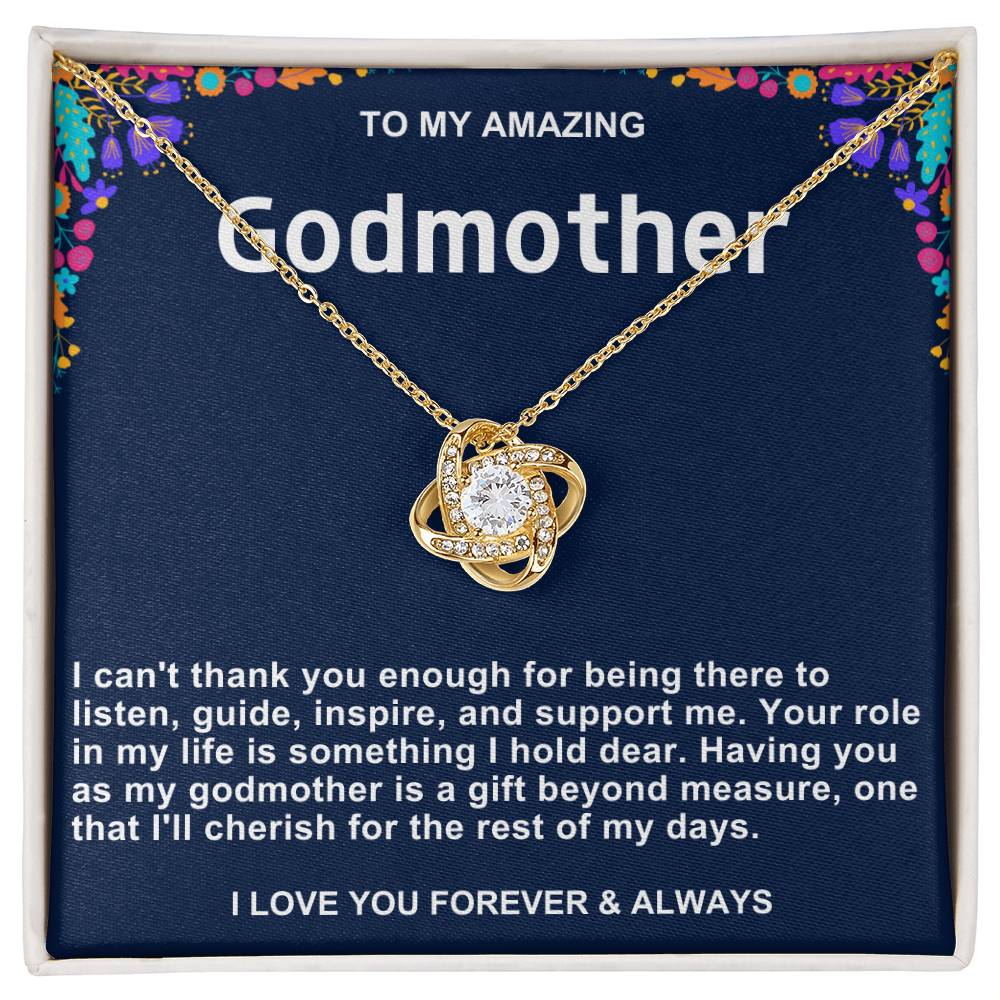 Godmother Love Knot Necklace