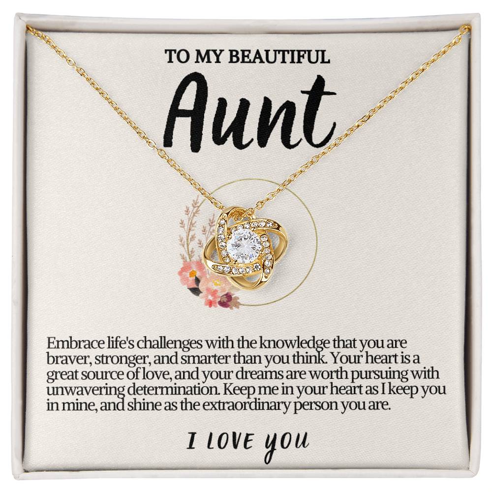 Aunt Love knot Necklace