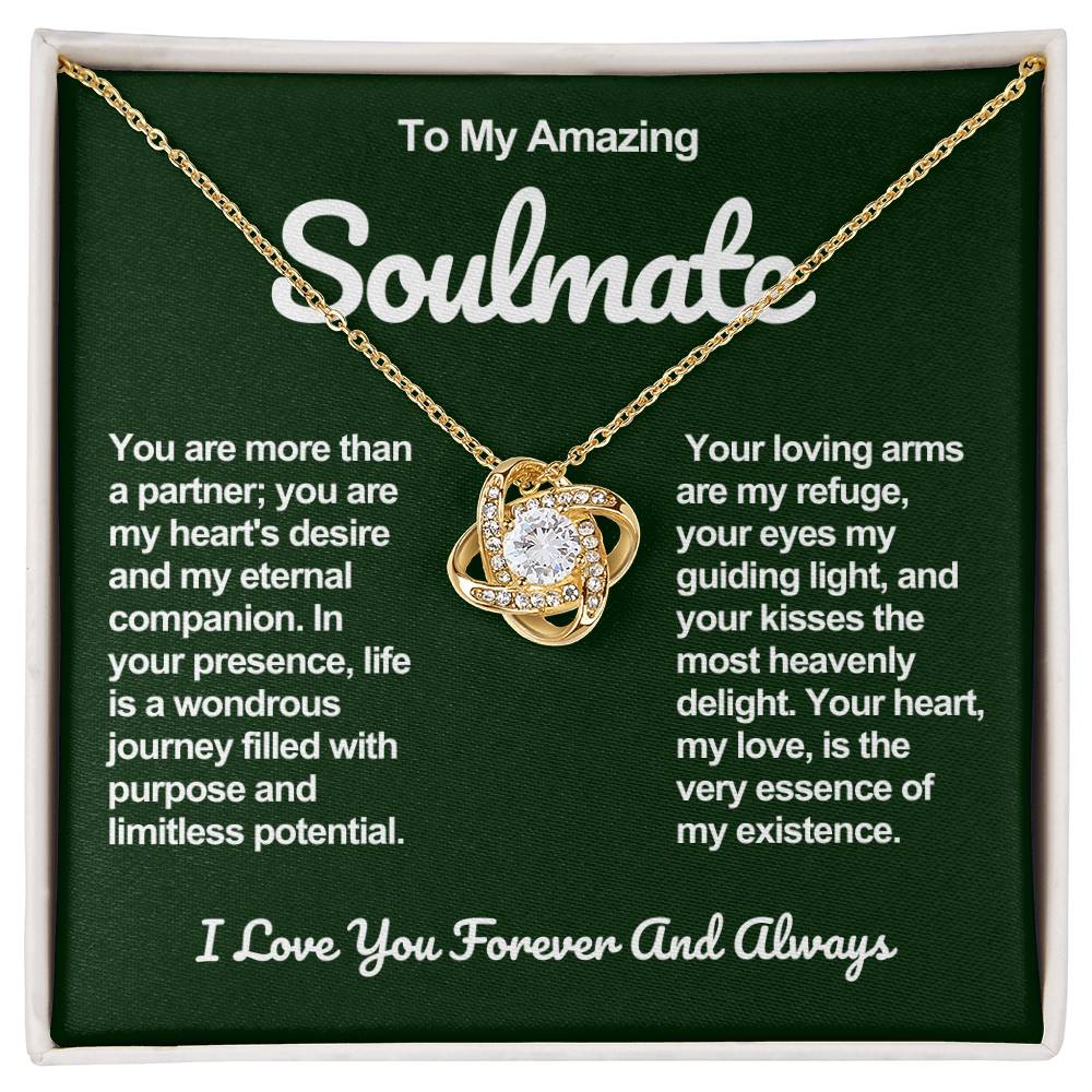 Soulmate Love Knot Necklace- My Heart's Desire