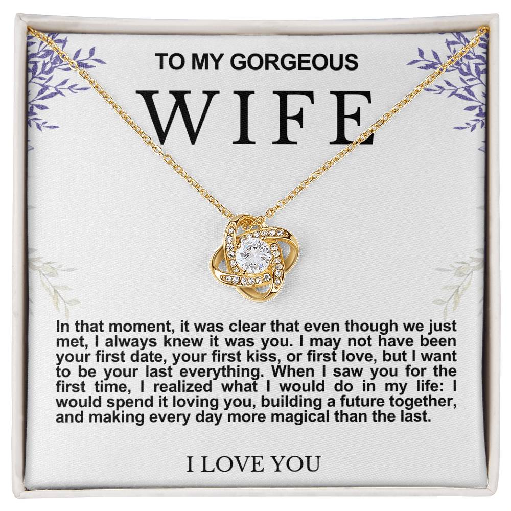 Wife Love Knot Necklace