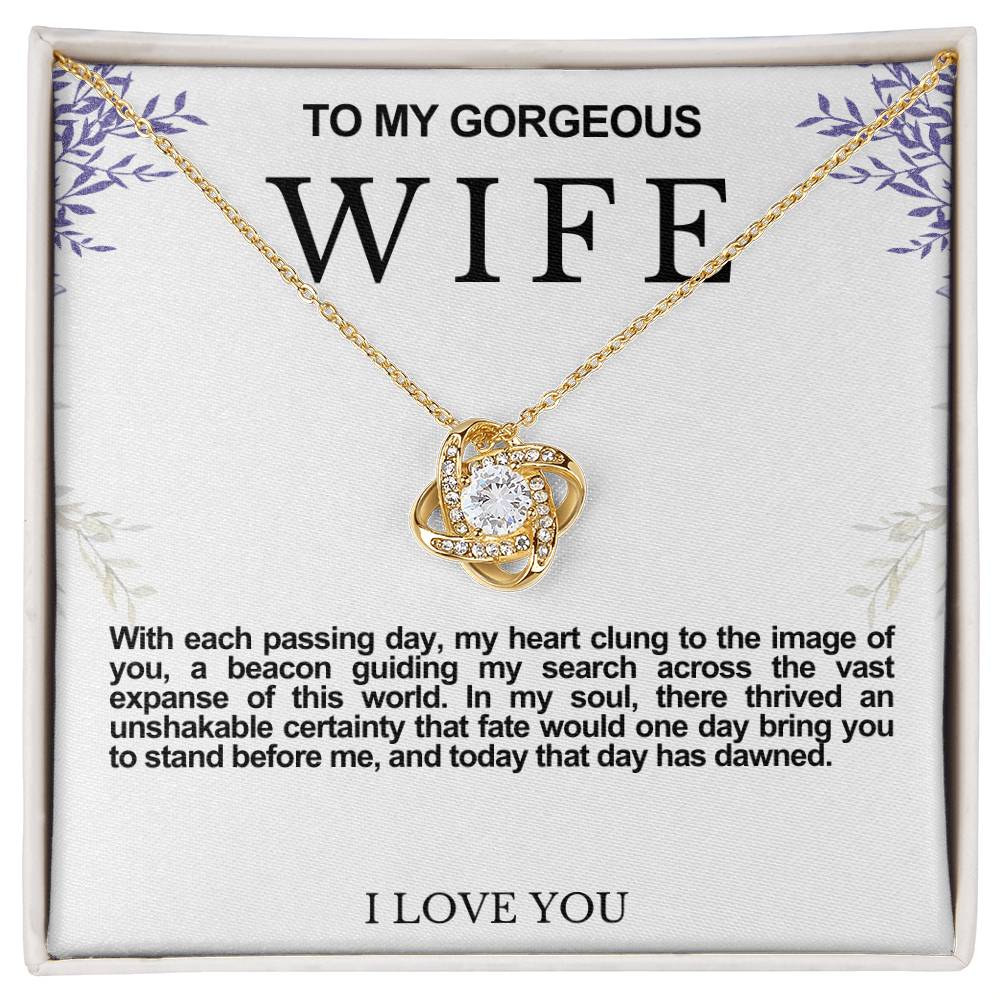 Wife Love Knot Necklace