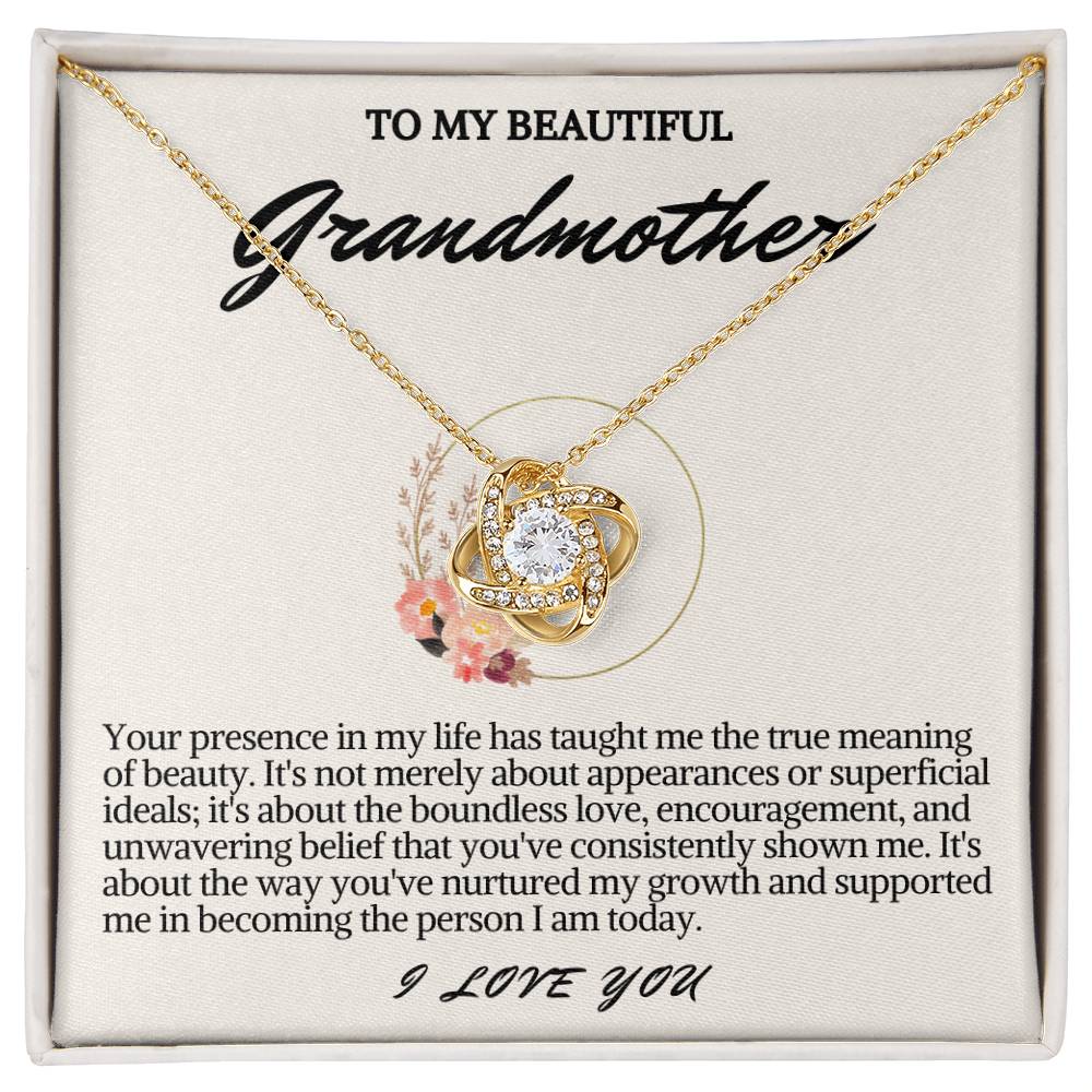 Grandmother Love Knot Necklace