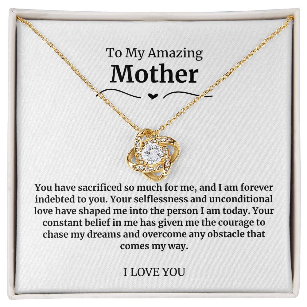 5 To My Amazing Mother Necklace