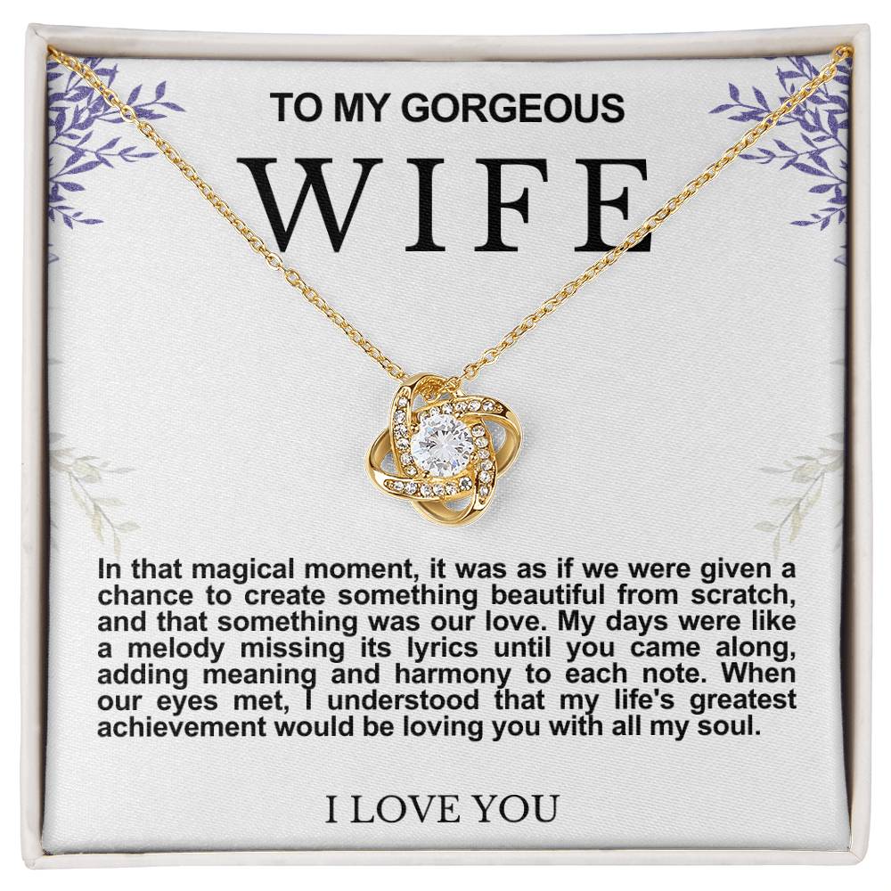 Wife Love Knot Necklace