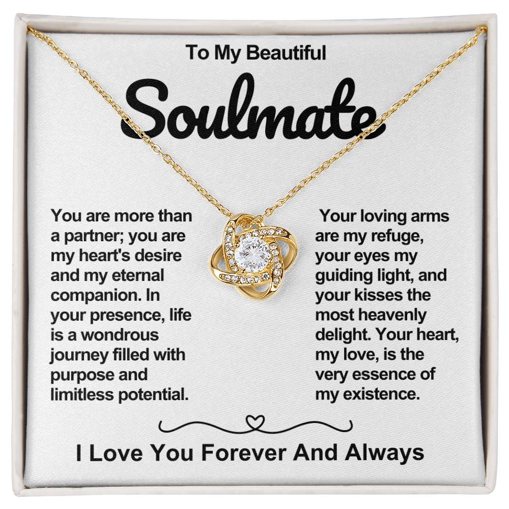 Soulmate Love Knot Valentine Necklace