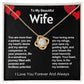 Wife Love Knot Valentine Necklace