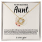 Aunt Love knot Necklace