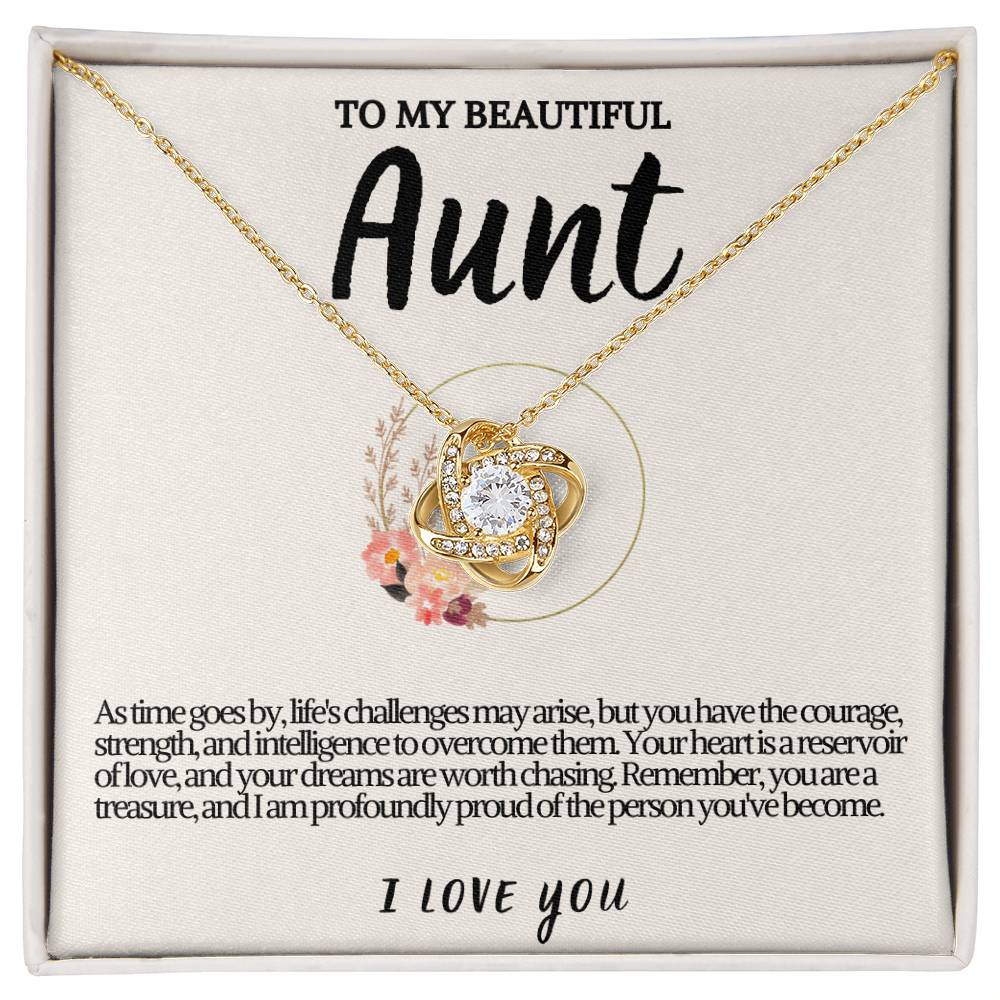 Aunt Love knot Necklace