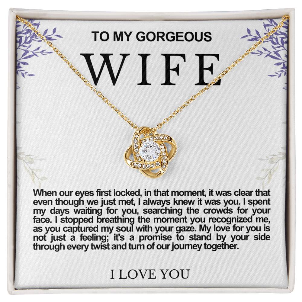 Wife Love Knot Necklace