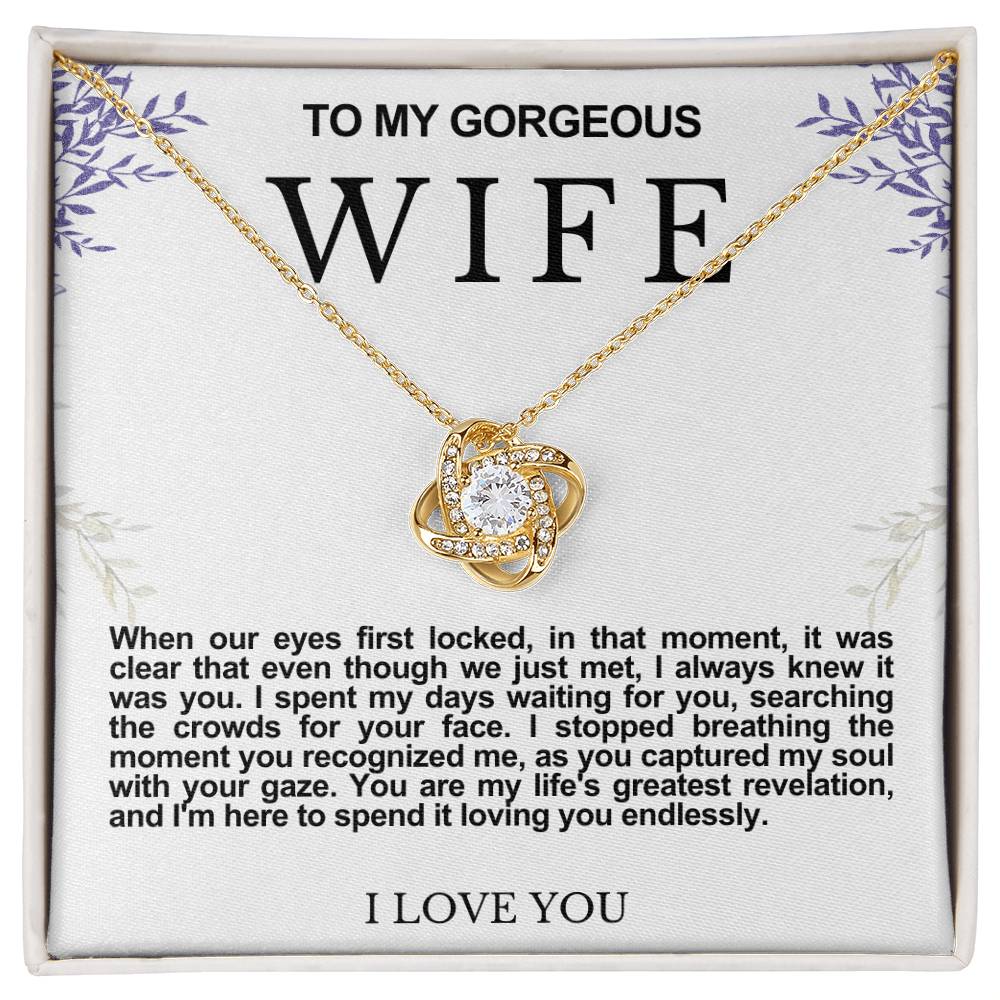 Wife Love Knot Necklace