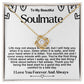 Soulmate Valentine Love Knot Necklace