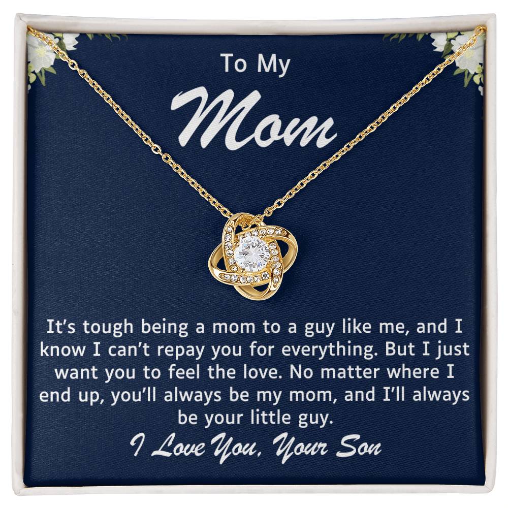 Mother Love Knot Necklace-You Will Always Be My Mom