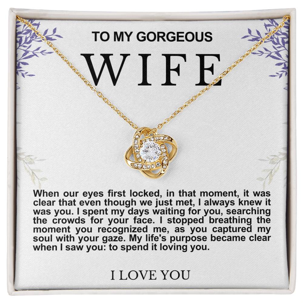 Wife Love Knot Necklace