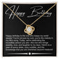 Happy Birthday Necklace