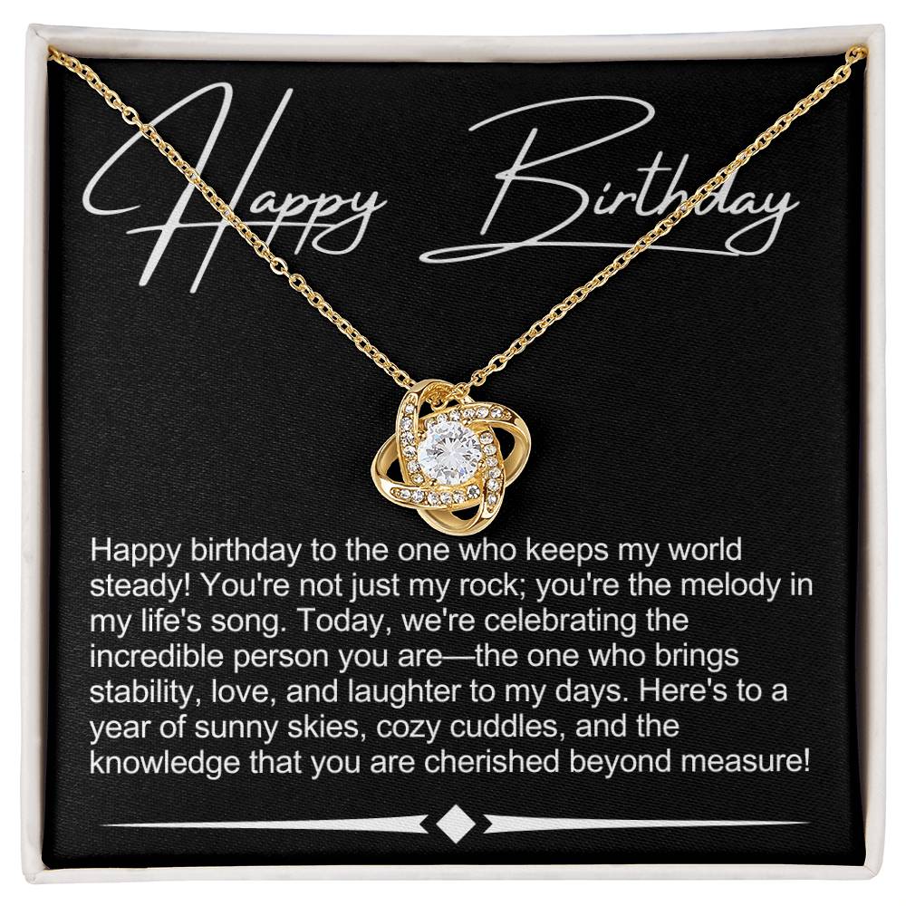 Happy Birthday Necklace