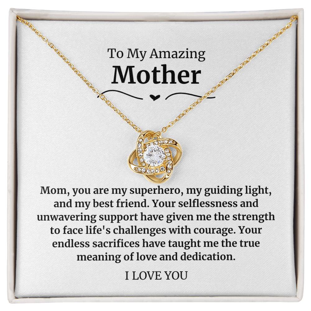 39 To My Amazing Mother Necklace