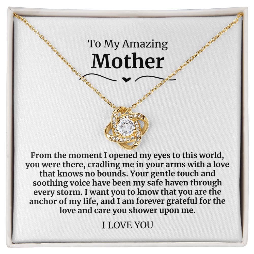 38 To My Amazing Mother Necklace