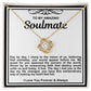 Soulmate Love Knot Necklace- The Day I Met You Is The Day My Life Changed