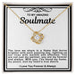 Soulmate Love Knot Necklace- The Love We Share Is A Flame That Burns Bright