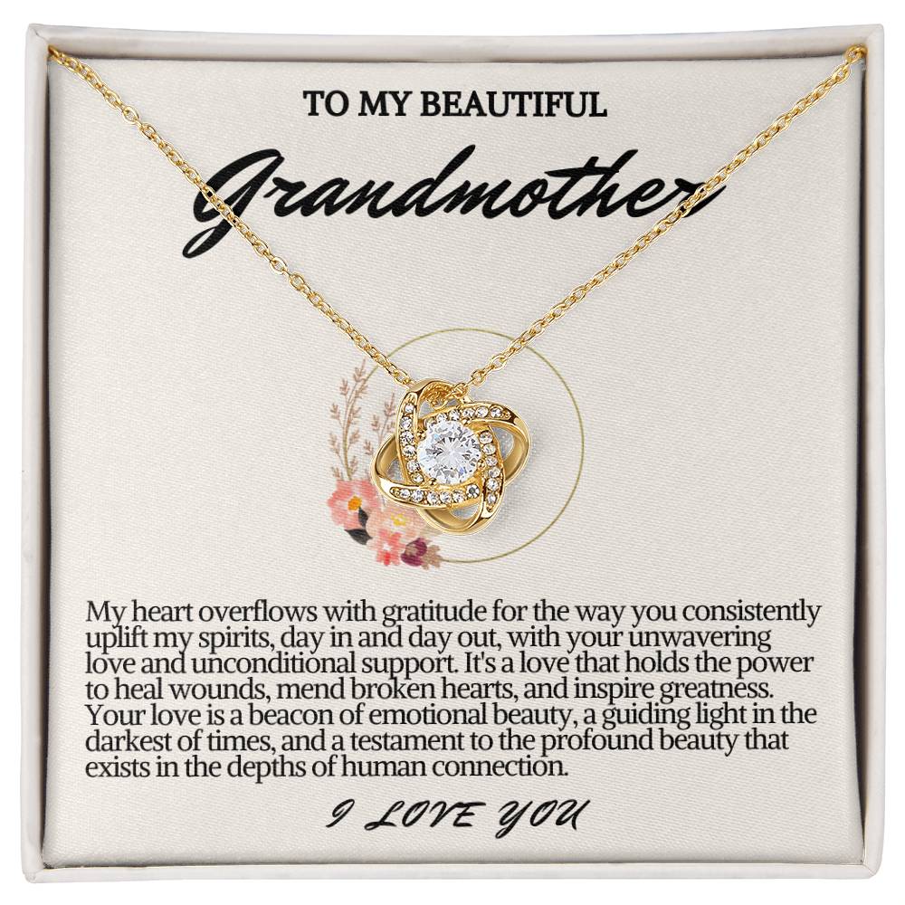 Grandmother Love Knot Necklace