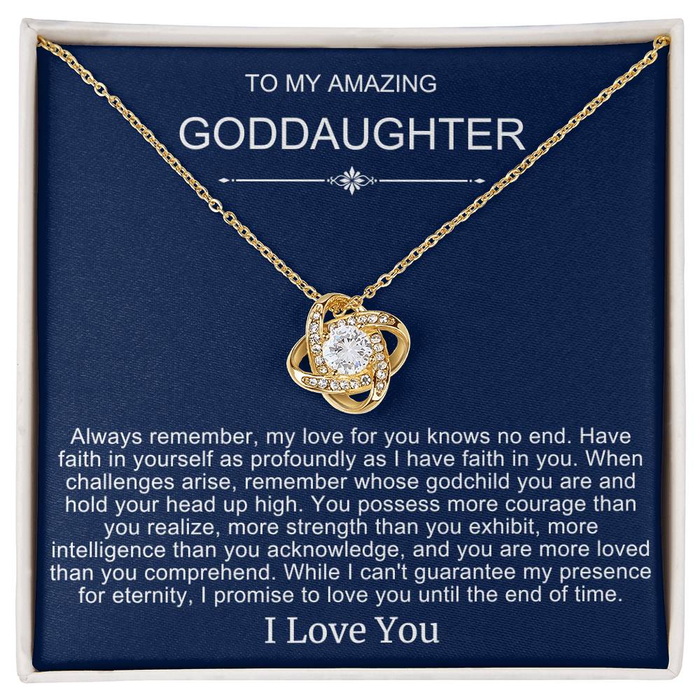 Beautiful Gift To Goddaughter from God Parent "You Are Braver Than You Believe" Necklace