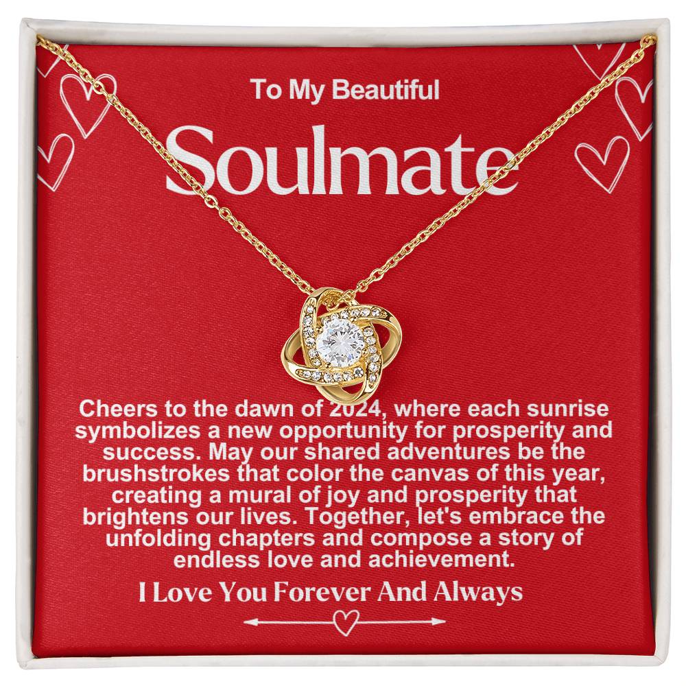 Soulmate New Year Love Knot Necklace