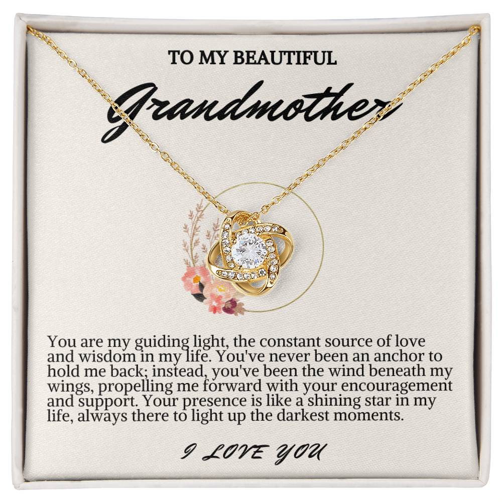 Grandmother Love Knot Necklace