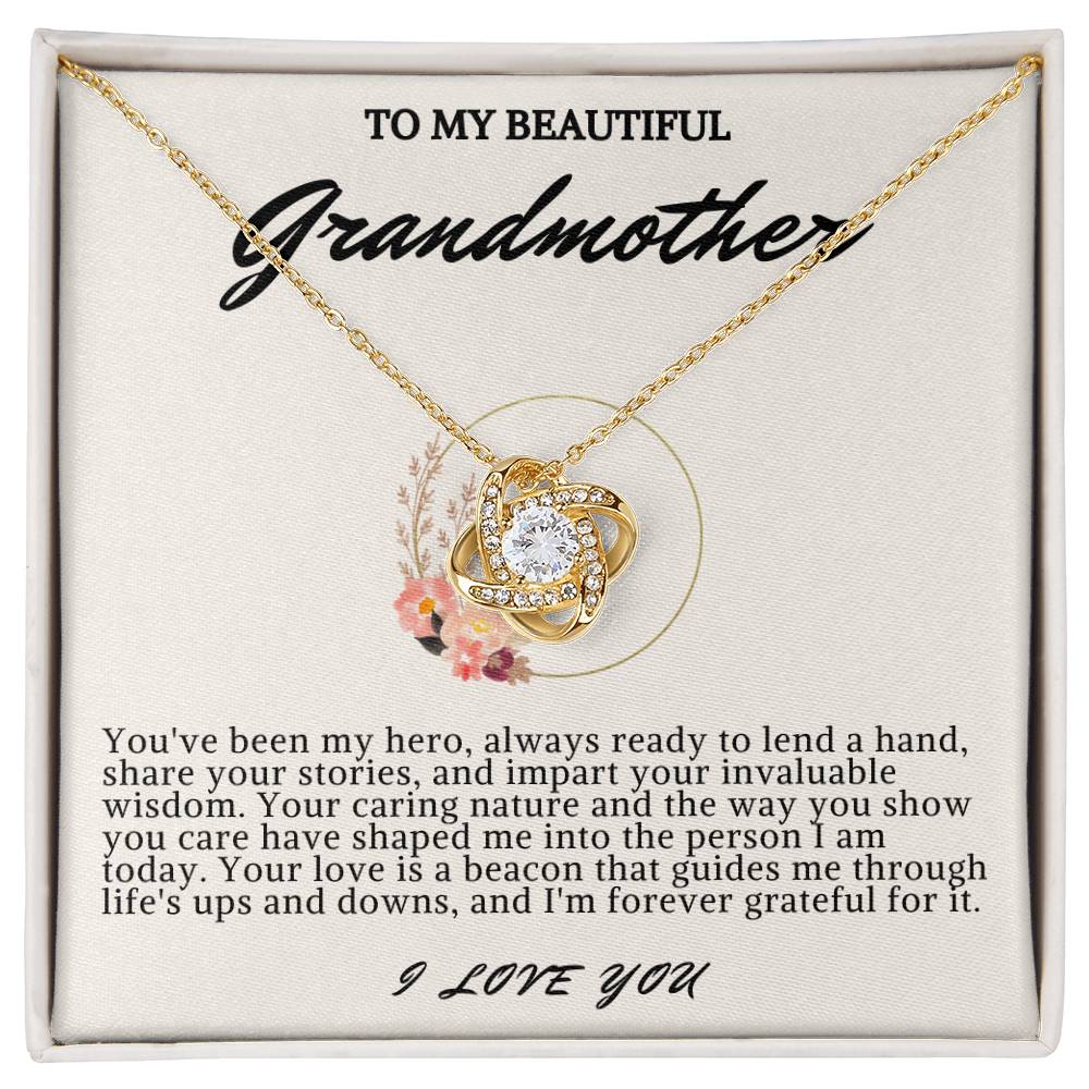 Grandmother Love Knot Necklace