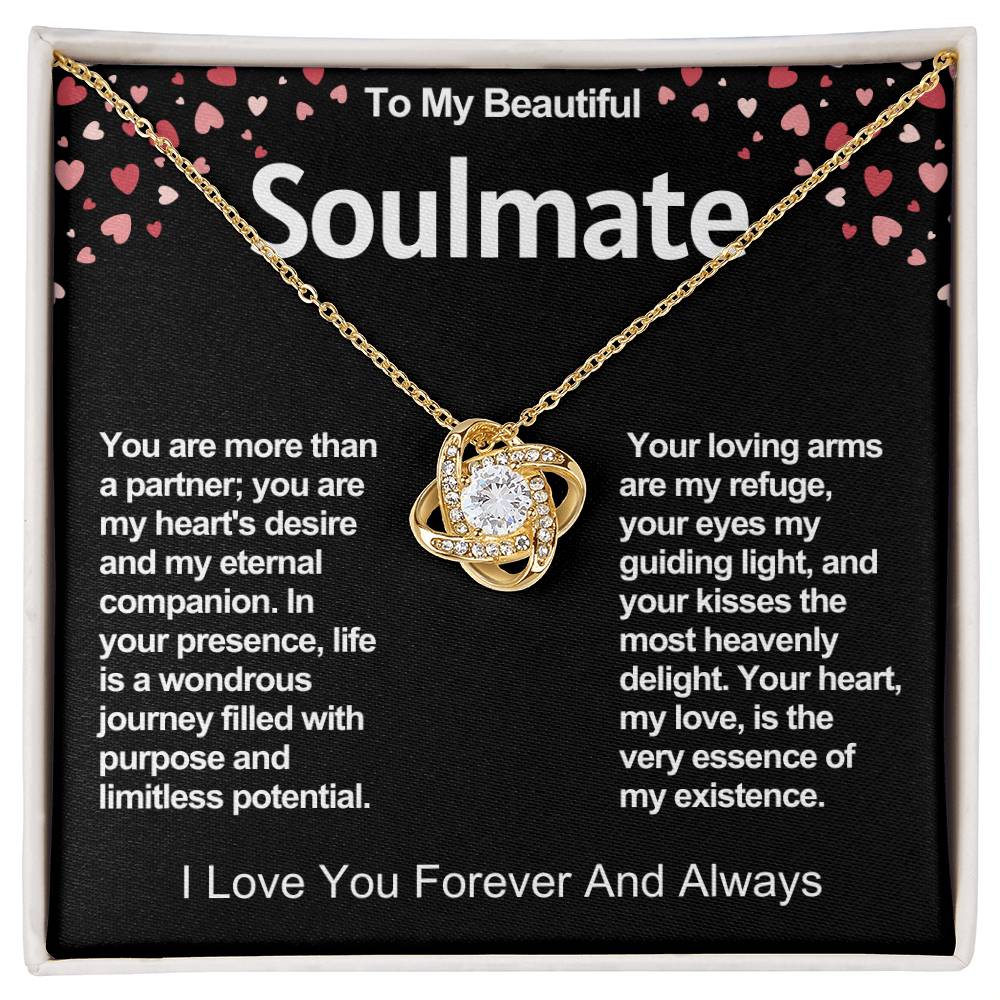 Soulmate Love Knot Valentine Necklace