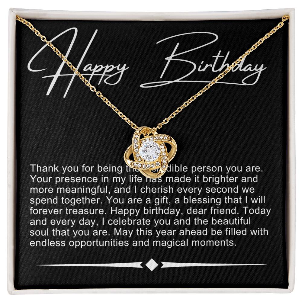 Happy Birthday Necklace