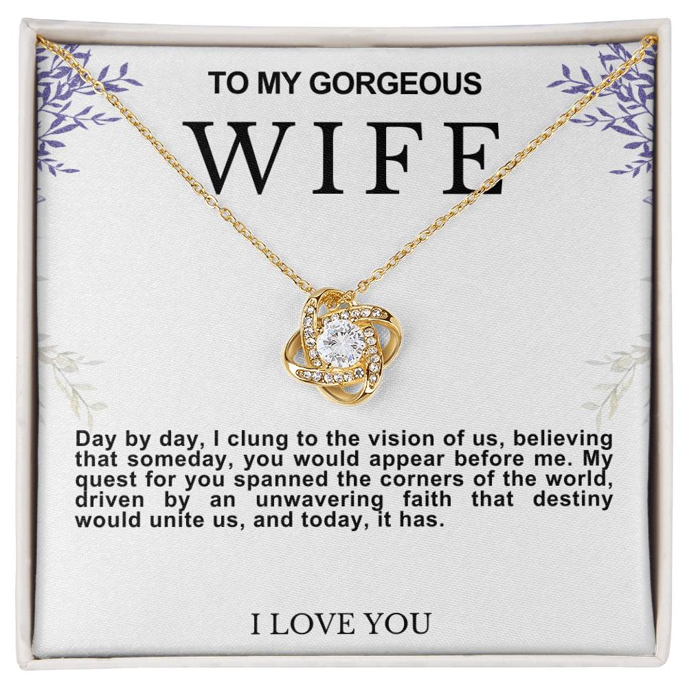 Wife Love Knot Necklace