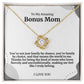 To My Amazing Bonus Mom Necklace