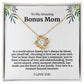To My Amazing Bonus Mom Necklace