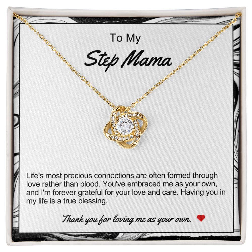 Step Mama Love Knot Necklace