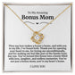 To My Amazing Bonus Mom Necklace