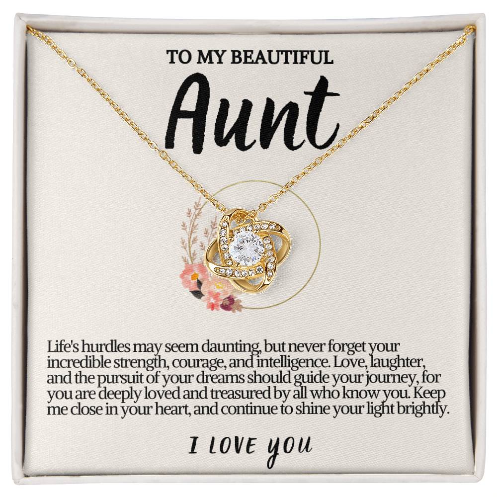 Aunt Love knot Necklace